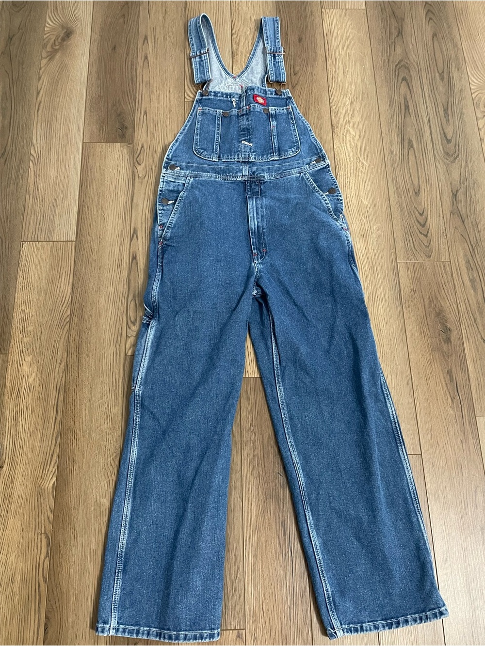 Dickies Bib Overalls 30x30 Blue Denim
